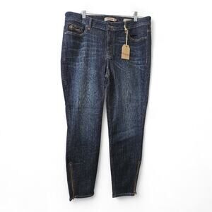 Eunina Ankle Skinny Jeans – Dark Wash, Women’s 2XL – NWT